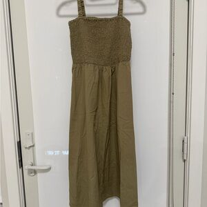Forever 21 Olive Green Maxi Dress